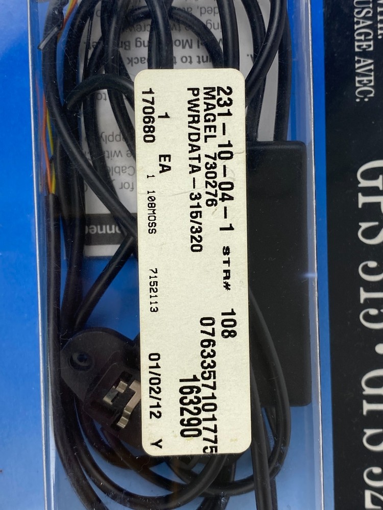 Magellan GPS 315/320 Data Cable Wired Model # 730276