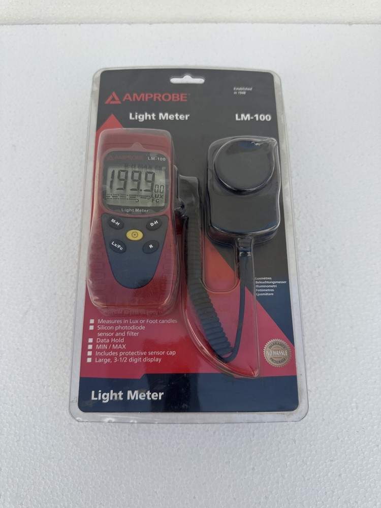 Amprobe - Lm-100 Light Meter 0 To 20,000Fc