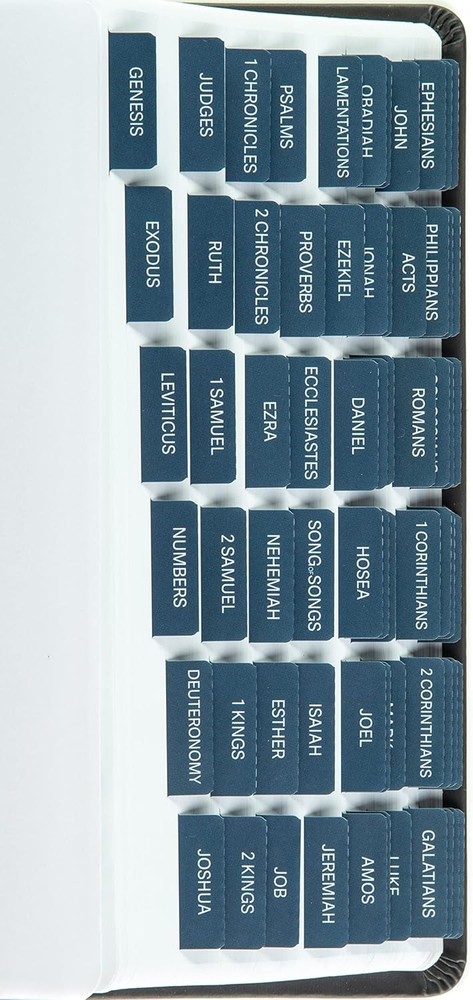DIVERSEBEE Laminated Bible Tabs (Large Print, Easy to Apply), Bible Study Journa