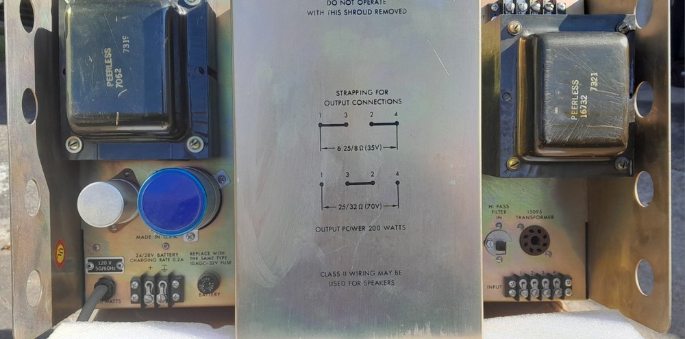 ALTEC 1590B Audio Power Amplifier 200Watt