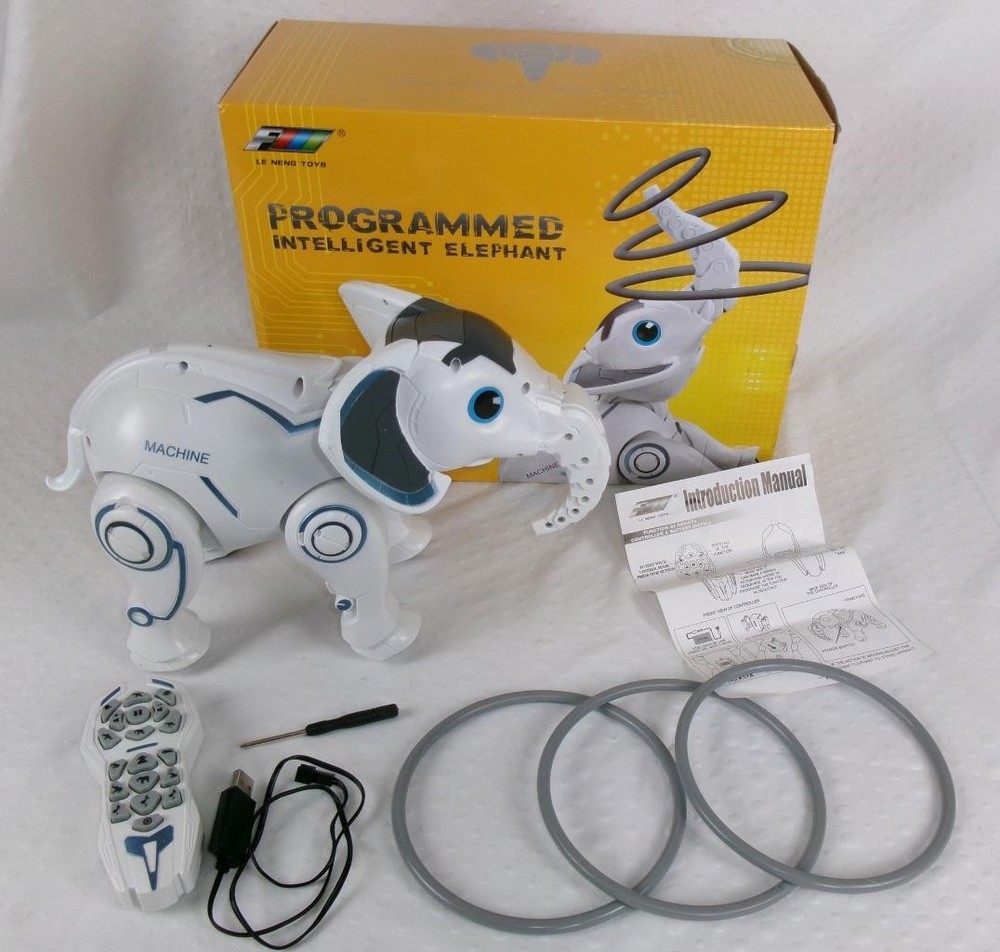 CODO PROGRAMMABLE & INTERACTIVE ELEPHANT 7 VOICE COMMANDS BY JUPITER CREATIONS