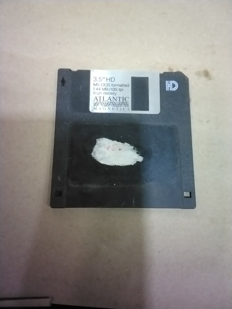 3.5" HD Atlantic Magnetics Floppy Disk