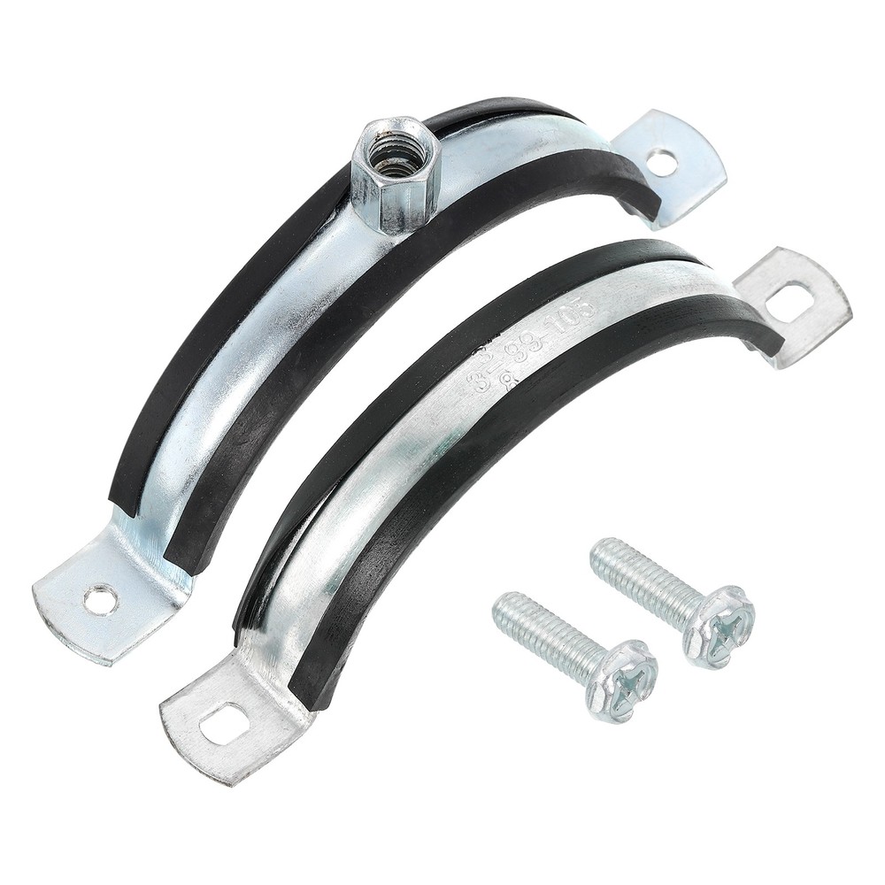 Adjustable Pipe Bracket Clamp 4"(102mm) Wall Ceiling Mount Support,6pcs