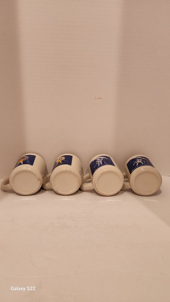 4 Different Morton Salt Mugs Excellent!