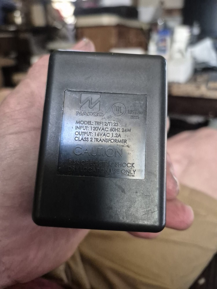 Napco Transformer, 20VA,16.5VAC (TRF12)