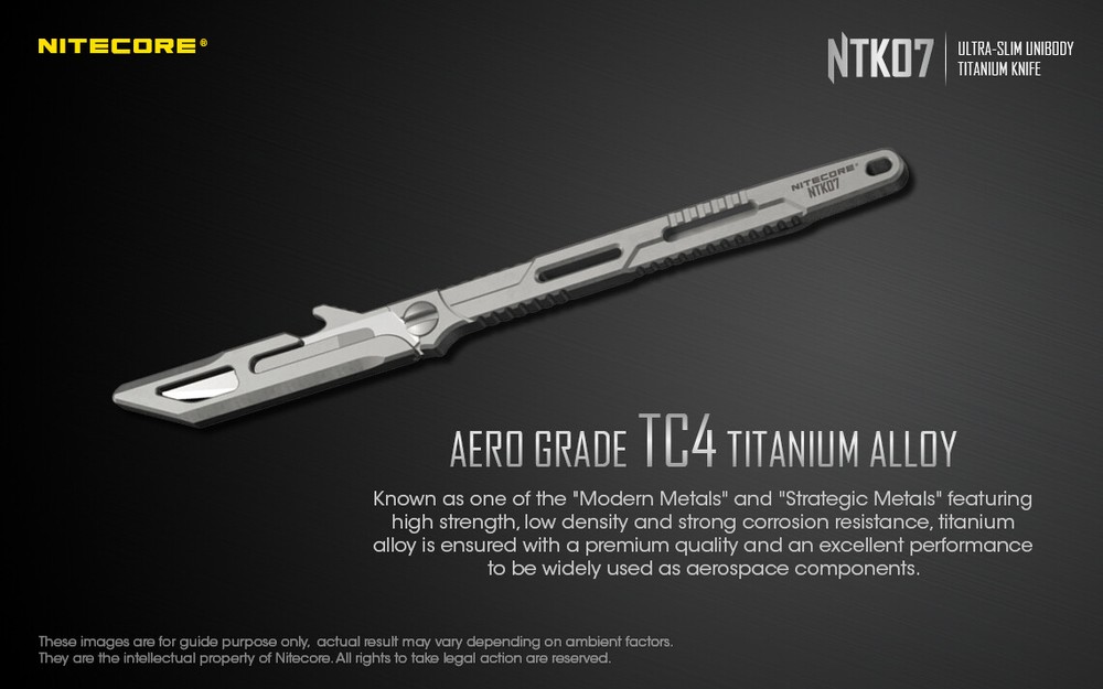 NITECORE NTK07 Titanium Knife for EDC