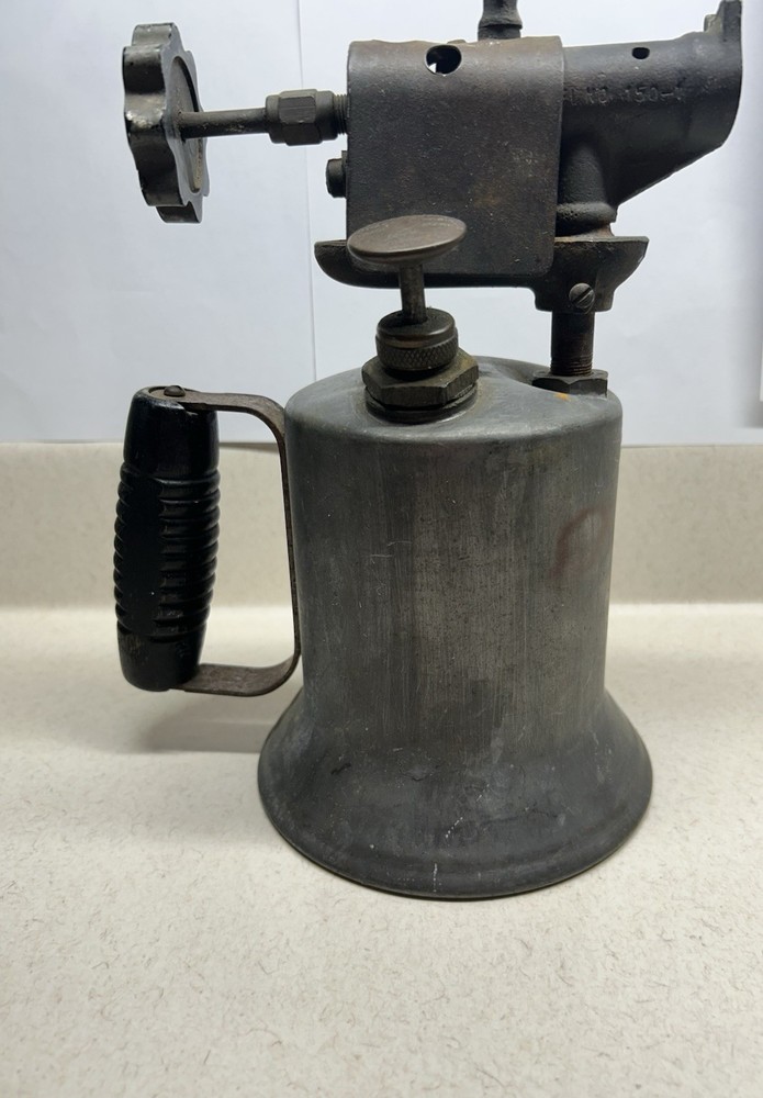 Vintage brass hand held blow torch