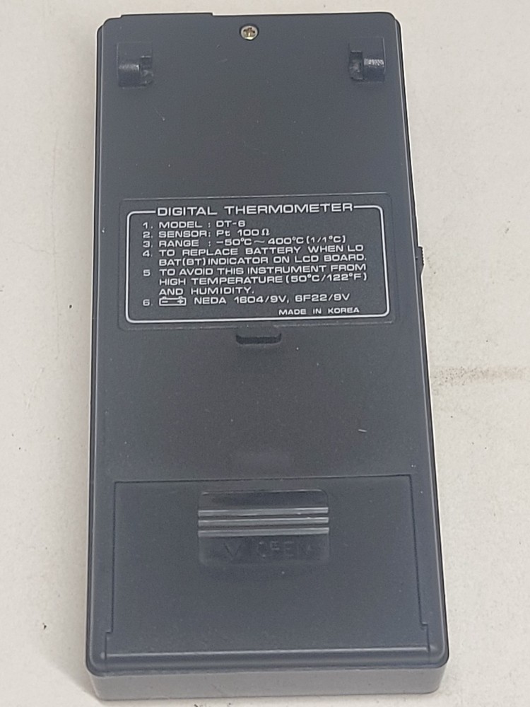 Platinum Digital Thermometer, Interstate Electric Model DT-6