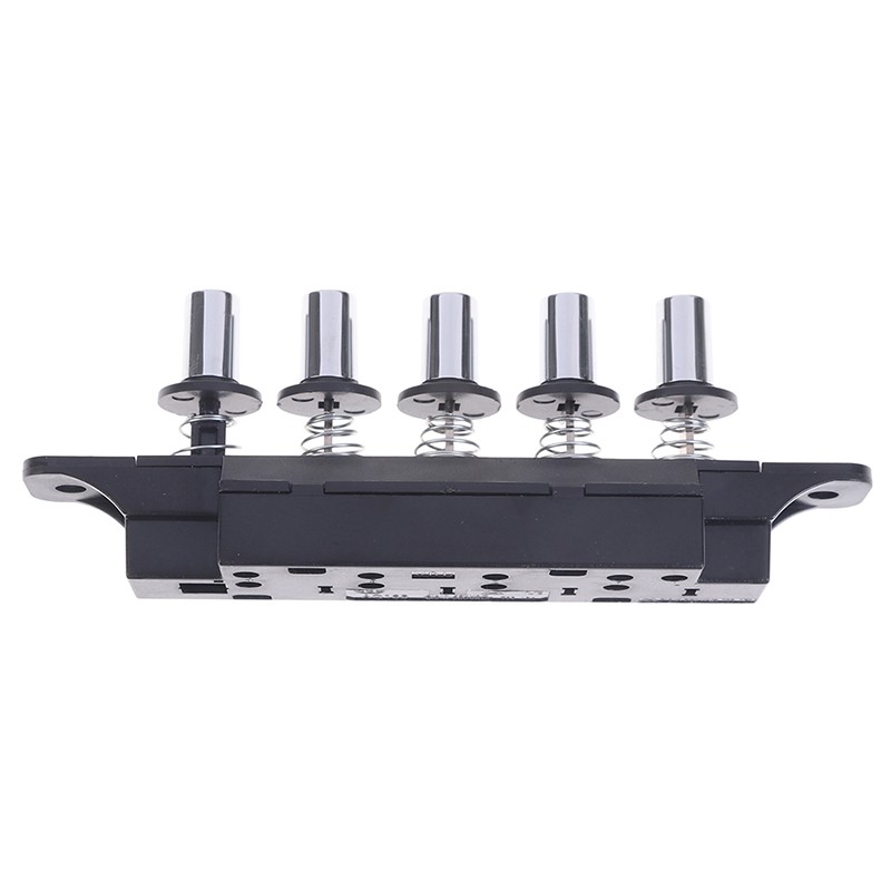 Five-position plug-in button switch for range hood five-position silver switch
