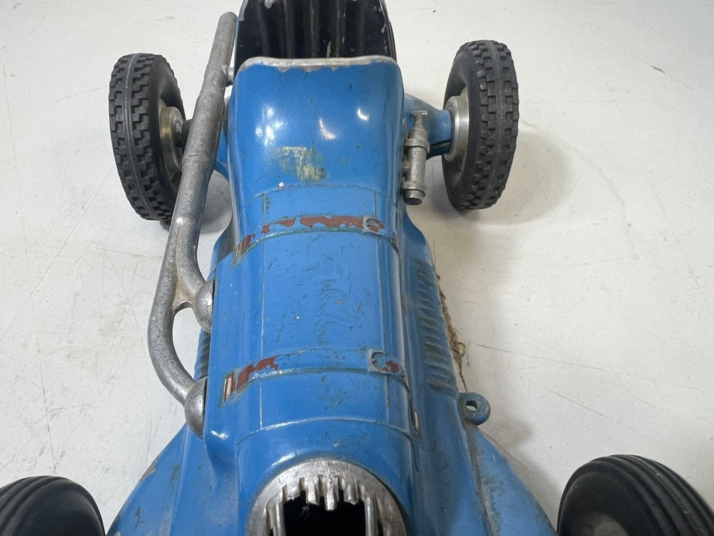 Vintage Ray Cox Thimble Drome Champion Tether Car Blue #20 No Engine