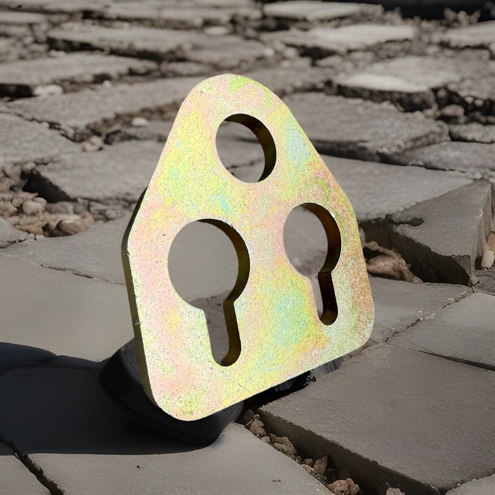 Auto Body Frame Multi-purpose Chain Grab Lock Twin Chain Lock Pulling Plate