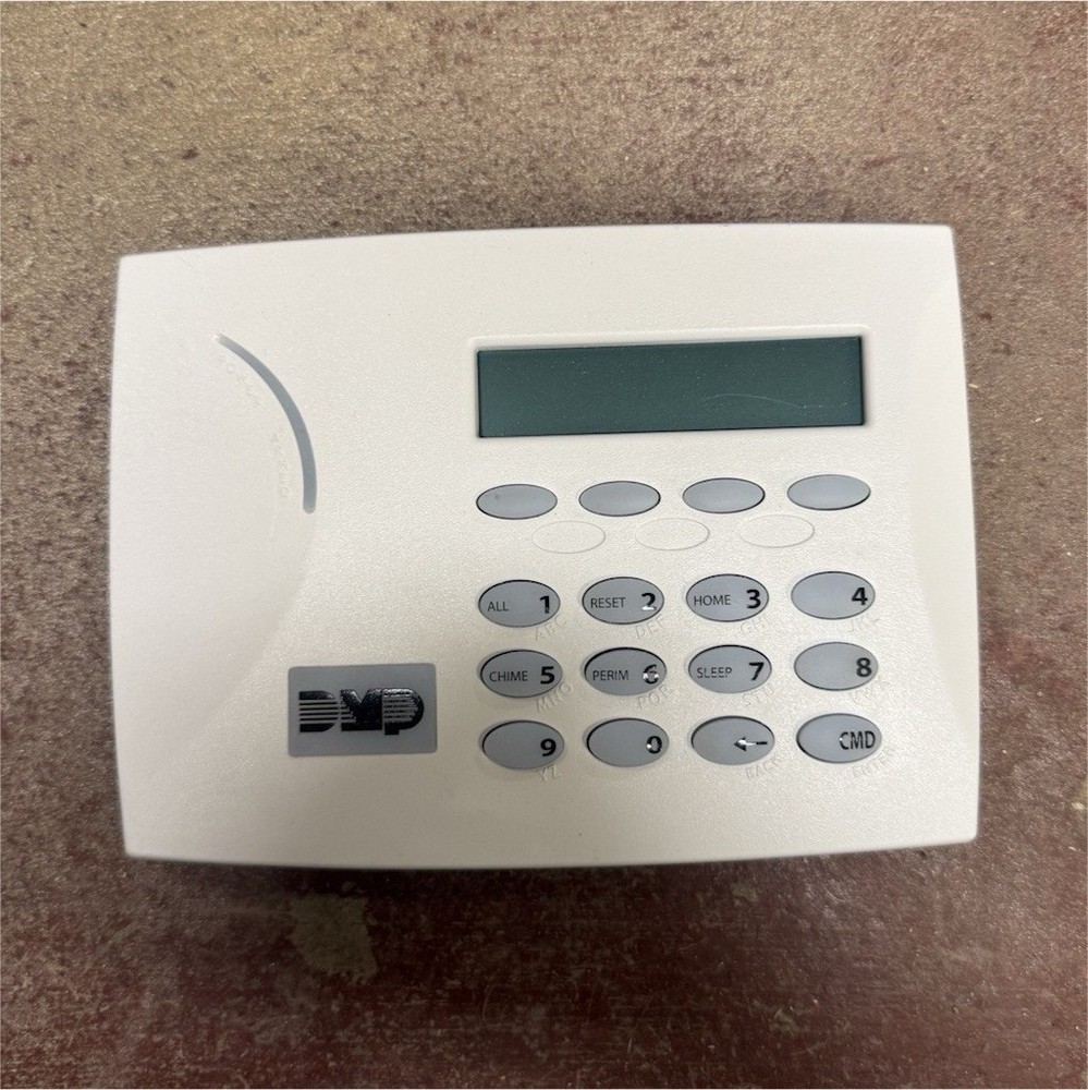 DMP White Wired Hardwired Alpha Numeric LCD Display Security Keypad
