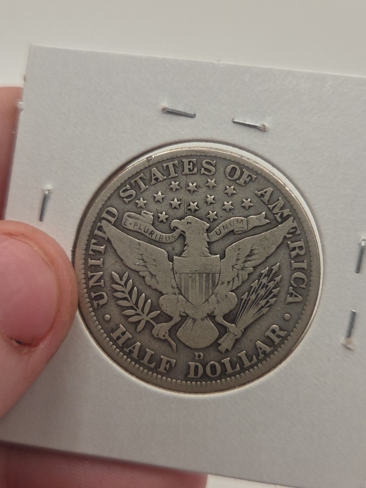 1913-D Barber Half Dollar, Good+