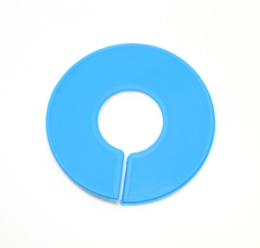 Plastic 20 QTY Clothing Size Rack Divider Blank Blue