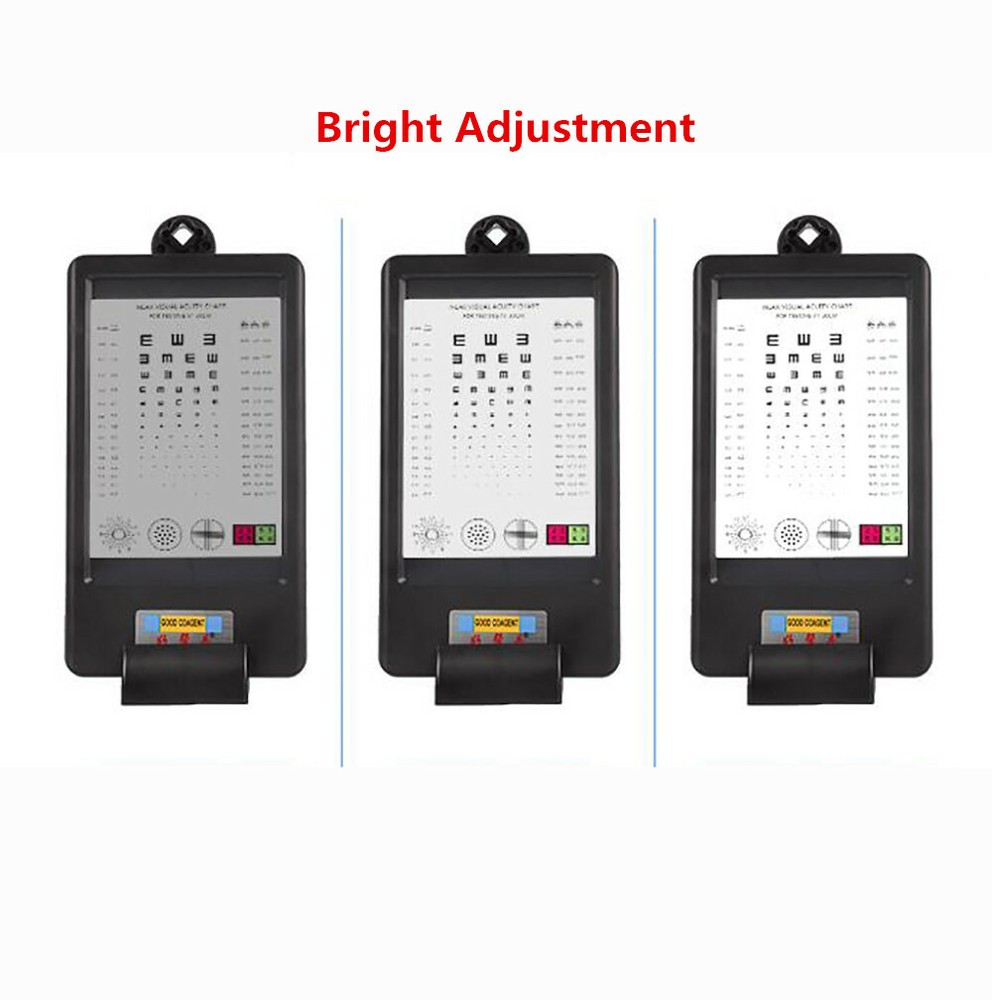 Glasses Optometry Double-sided Display LED Eye Chart Myopia Vision Tester Y