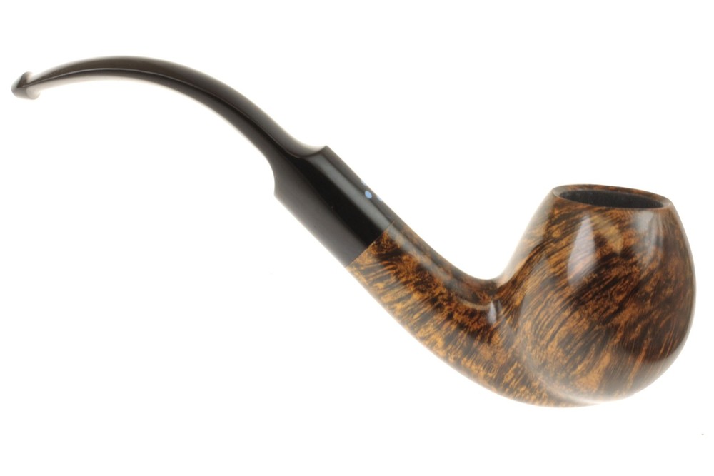 Sasieni 4 dot -  Walnut - Bent Apple