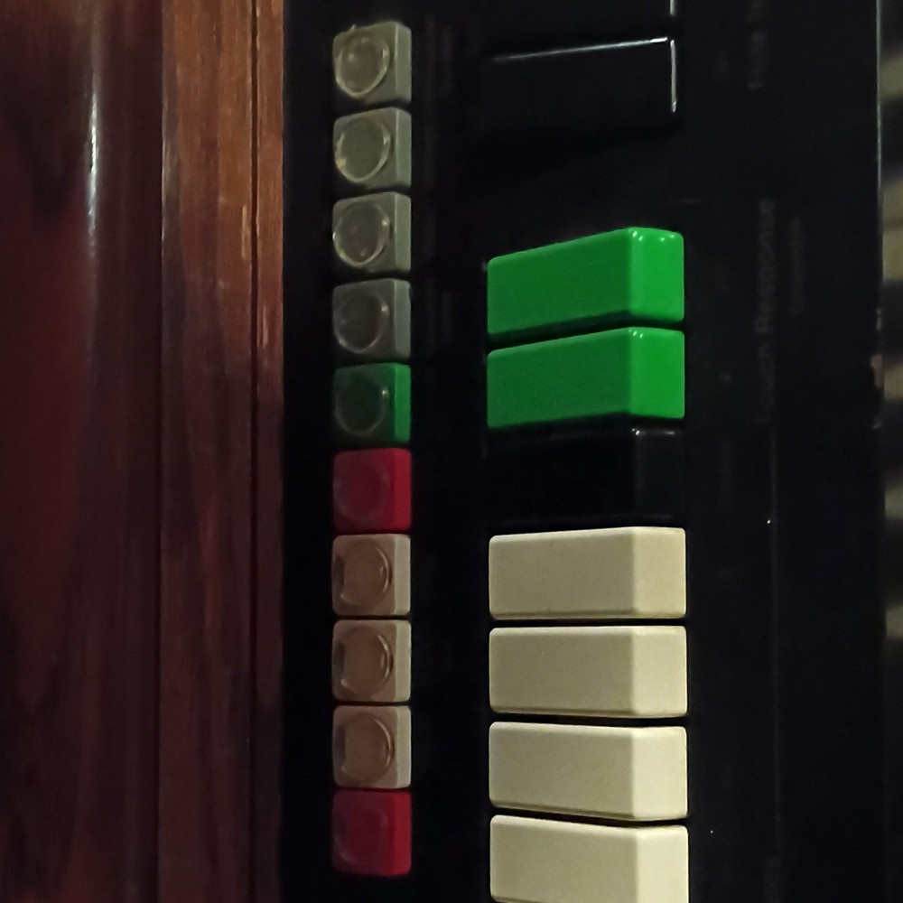 Wurlitzer Omni 2000 Electronic Keyboard Computer System Black White Brown