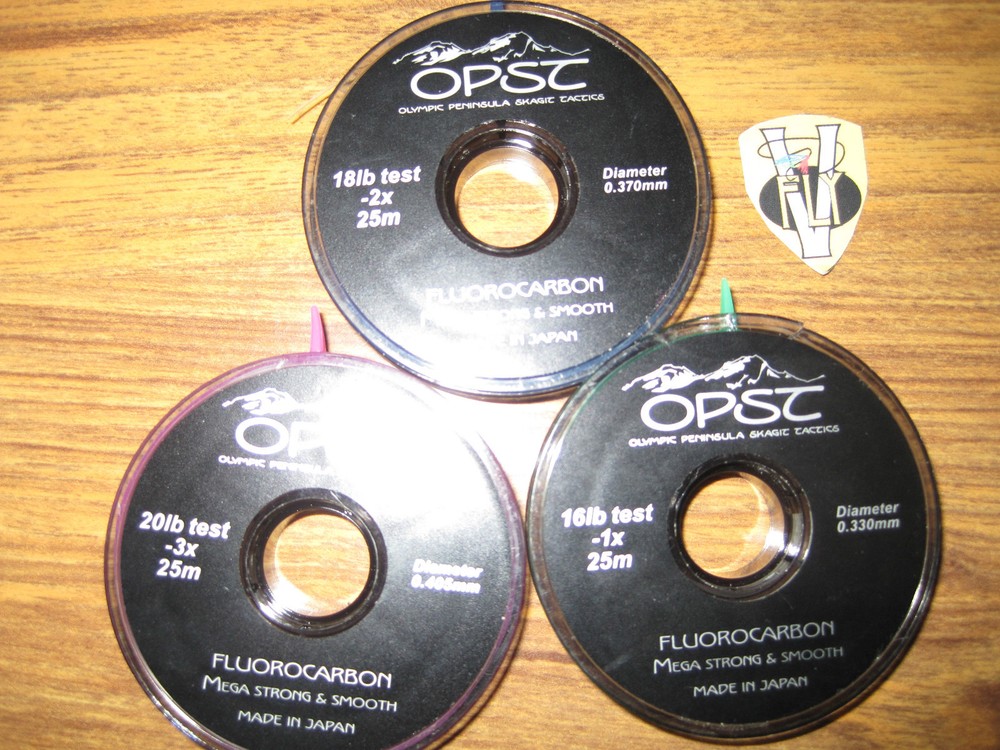 25 Meter Spools OPST Super Strong Clear Smooth Fluorocarbon Tippet Leader