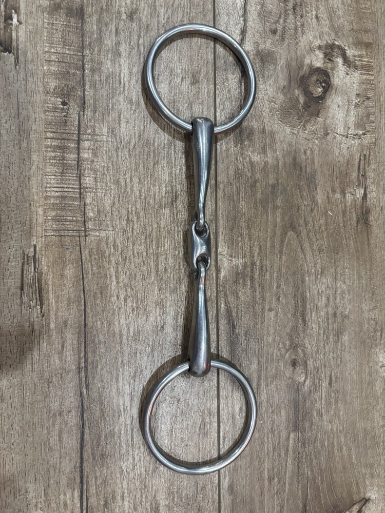 5.75” double jointed loose ring snaffle
