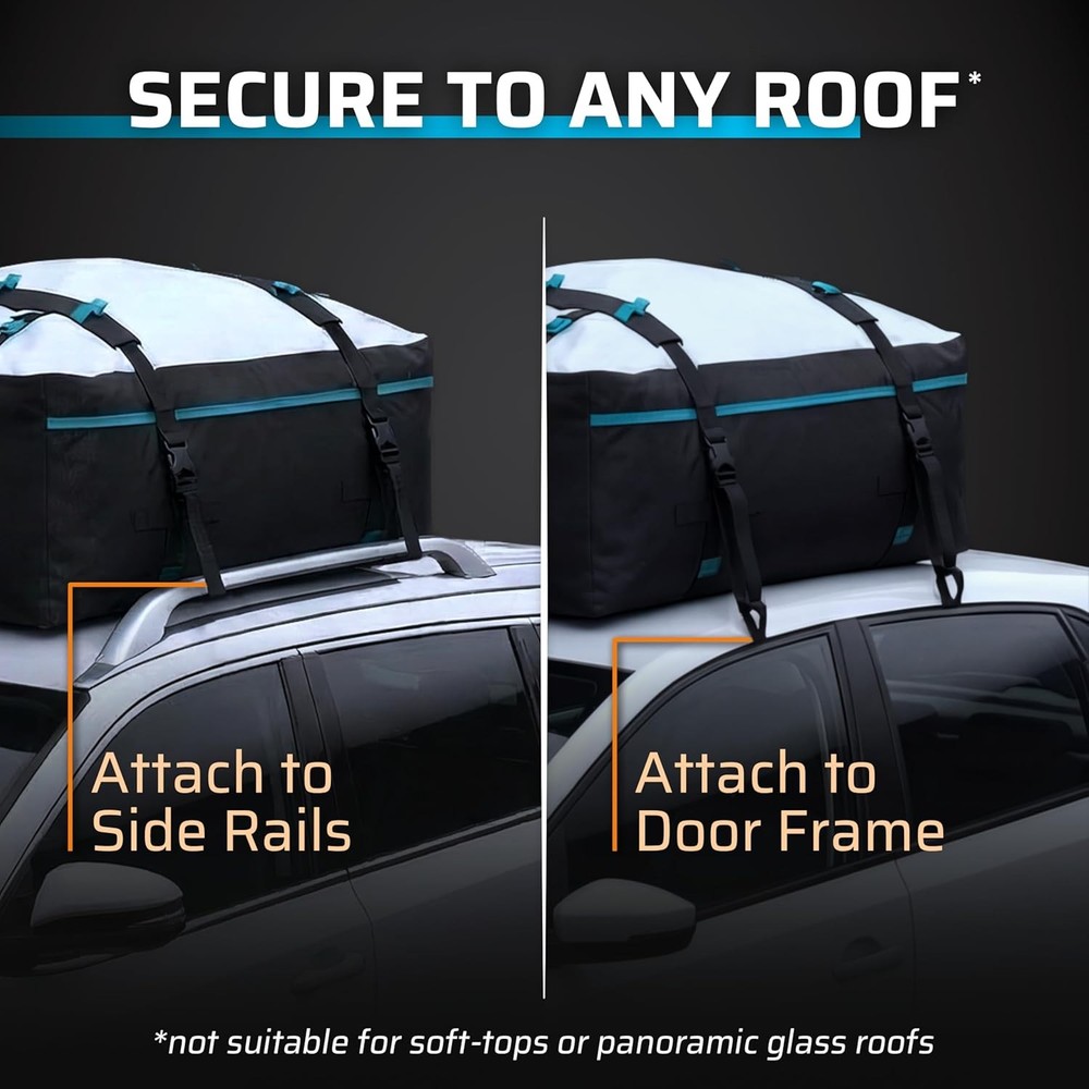 XXL Soft Shell Rooftop Cargo Carrier 23cf