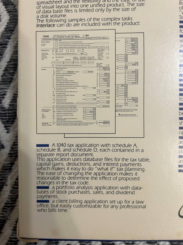 Interlace Information Manager Macintosh Software Complete Boxed w/ Disks