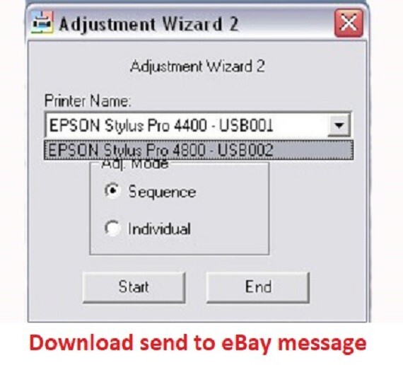 Service program Epson Pro 4400 4800 + Service Manual