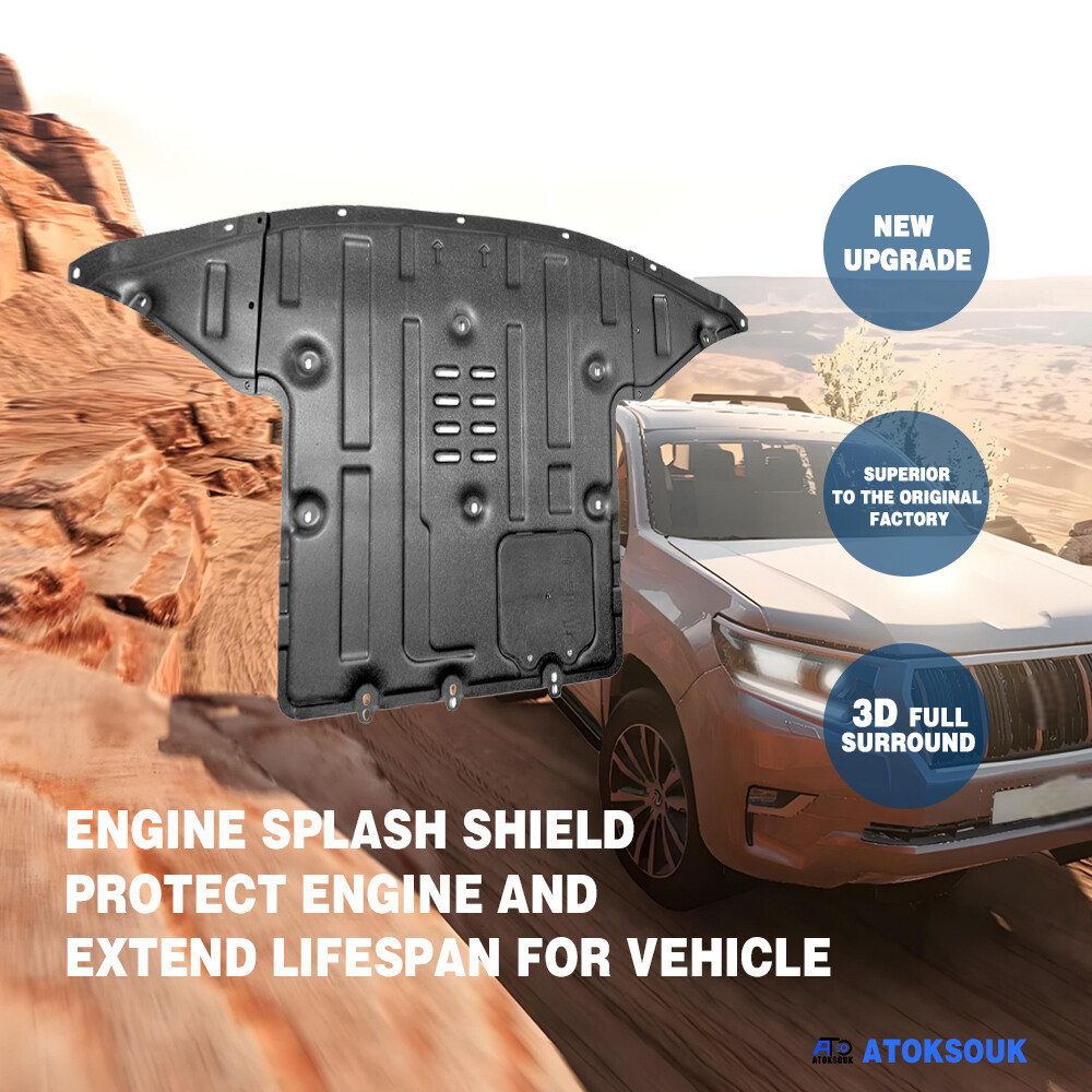 Thick Engine Splash Shield For Ford EXPLORER 2020-2024 Front Engine Guard Hard