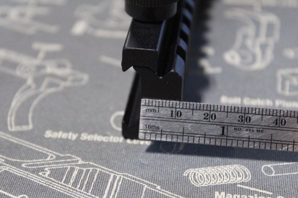 Blackhawk! Universal Flattop Riser Rail #71MT07BK