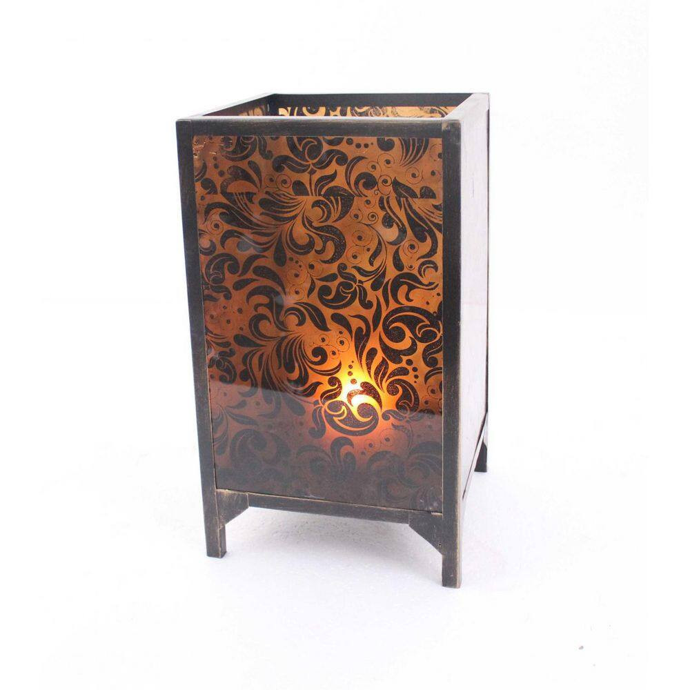 Brown Metal Candle Tray Single-Pack