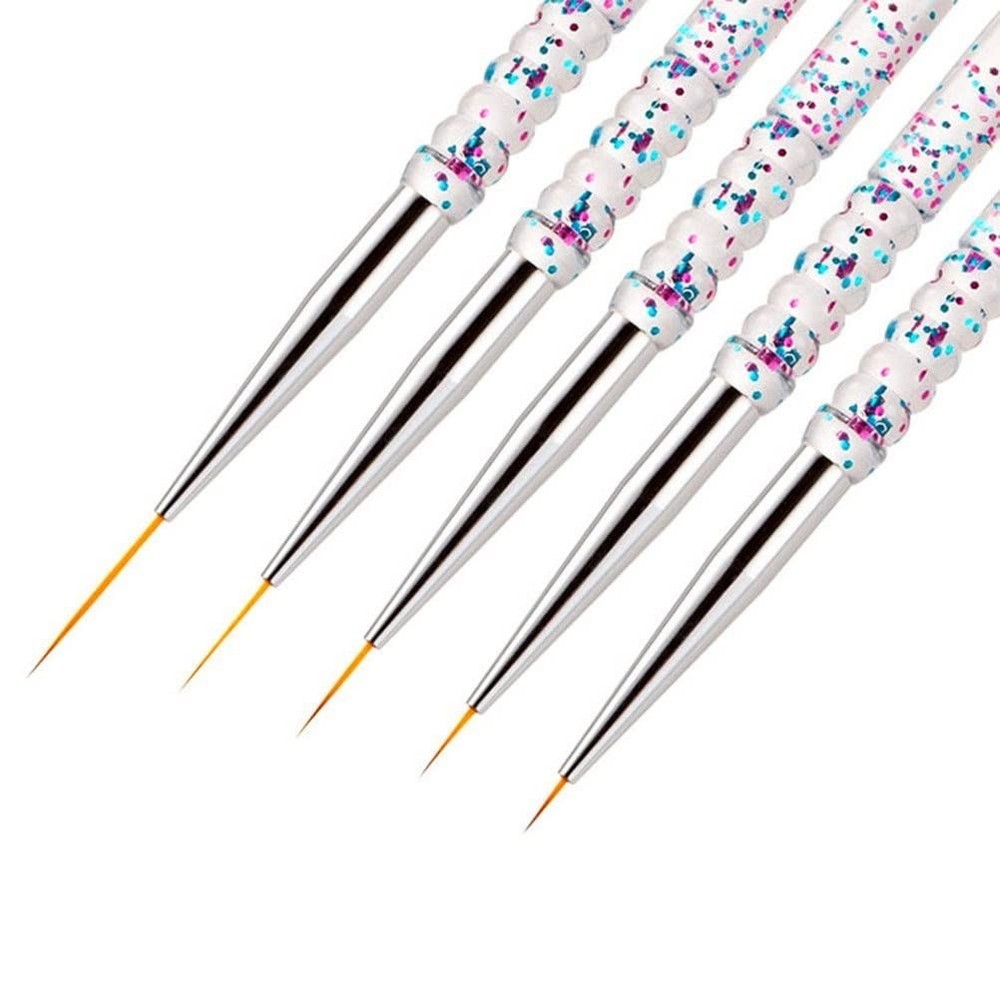 FULINJOY Nail Dotting Tools 10 Pcs Kit - 5 pcs Double-end Multicolor