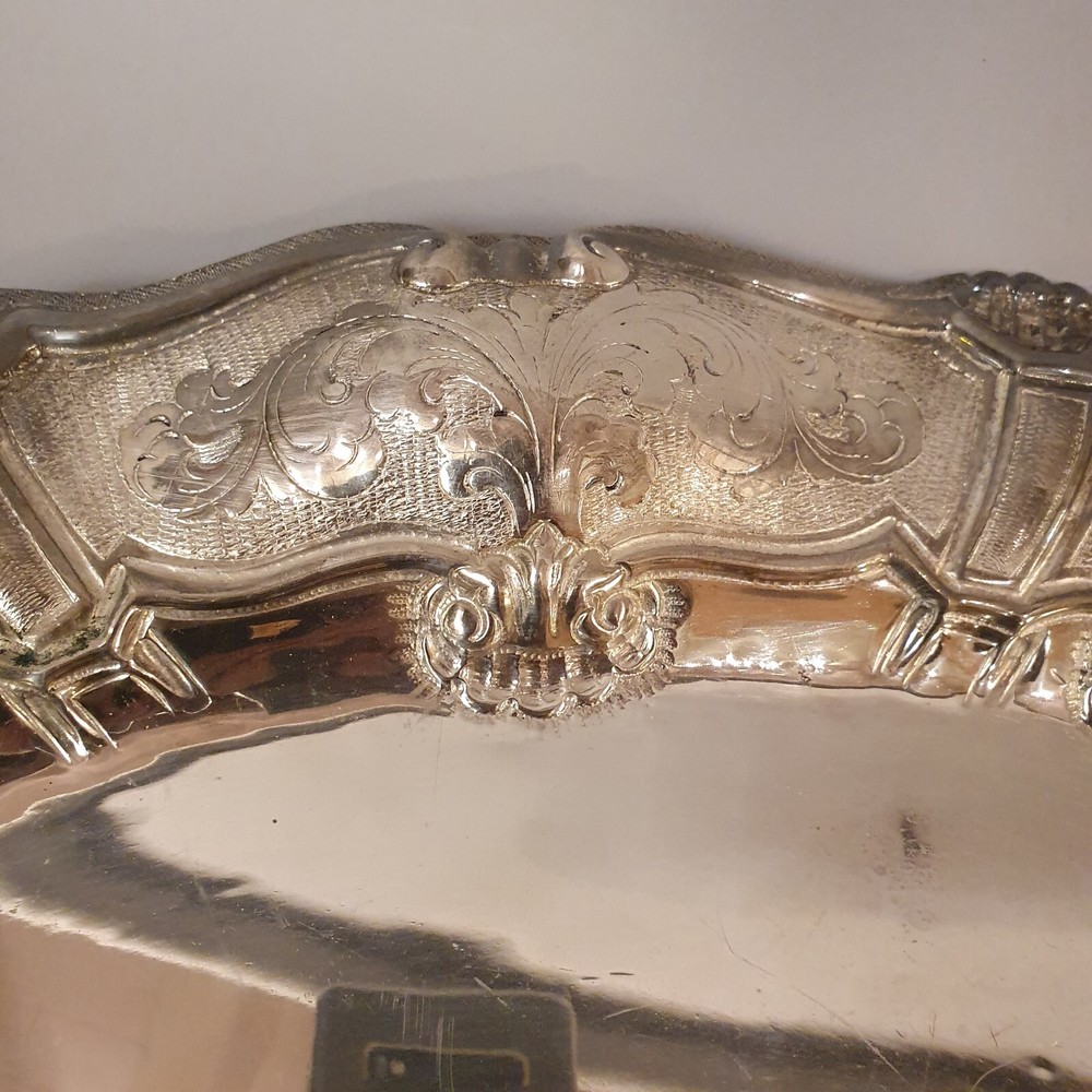 Antique Silver Plated Tray