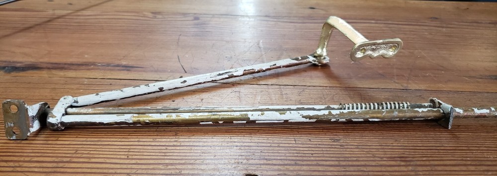 Vintage Brass Transom Window Hardware Operator 52" Long GA9846