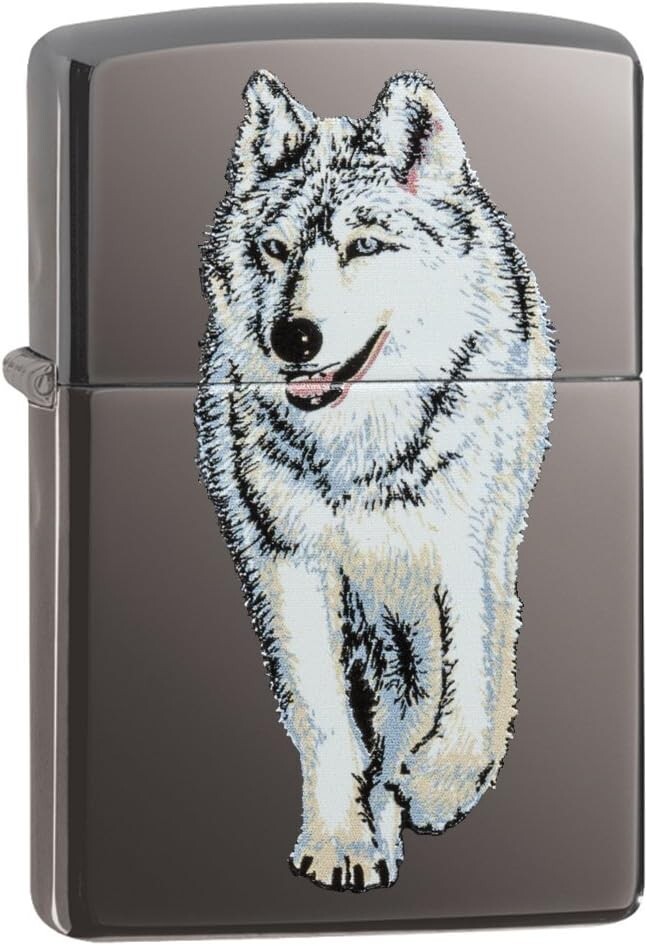 Zippo Wolf Black Ice 769