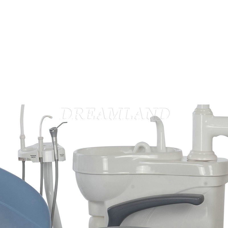 Dental Chair Unit PU Leather Computer Controlled DC Motor + Stool Kit