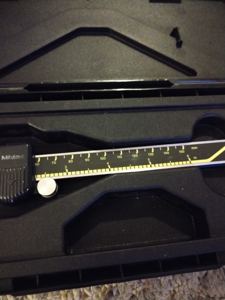 MITUTOYO 500-196 CD-6” CS Digital Caliper Absolute Digimatic