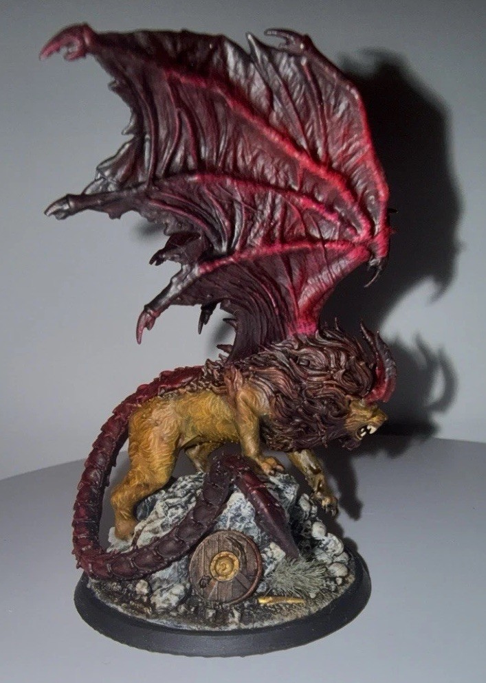 Manticore Painted Miniature D&D