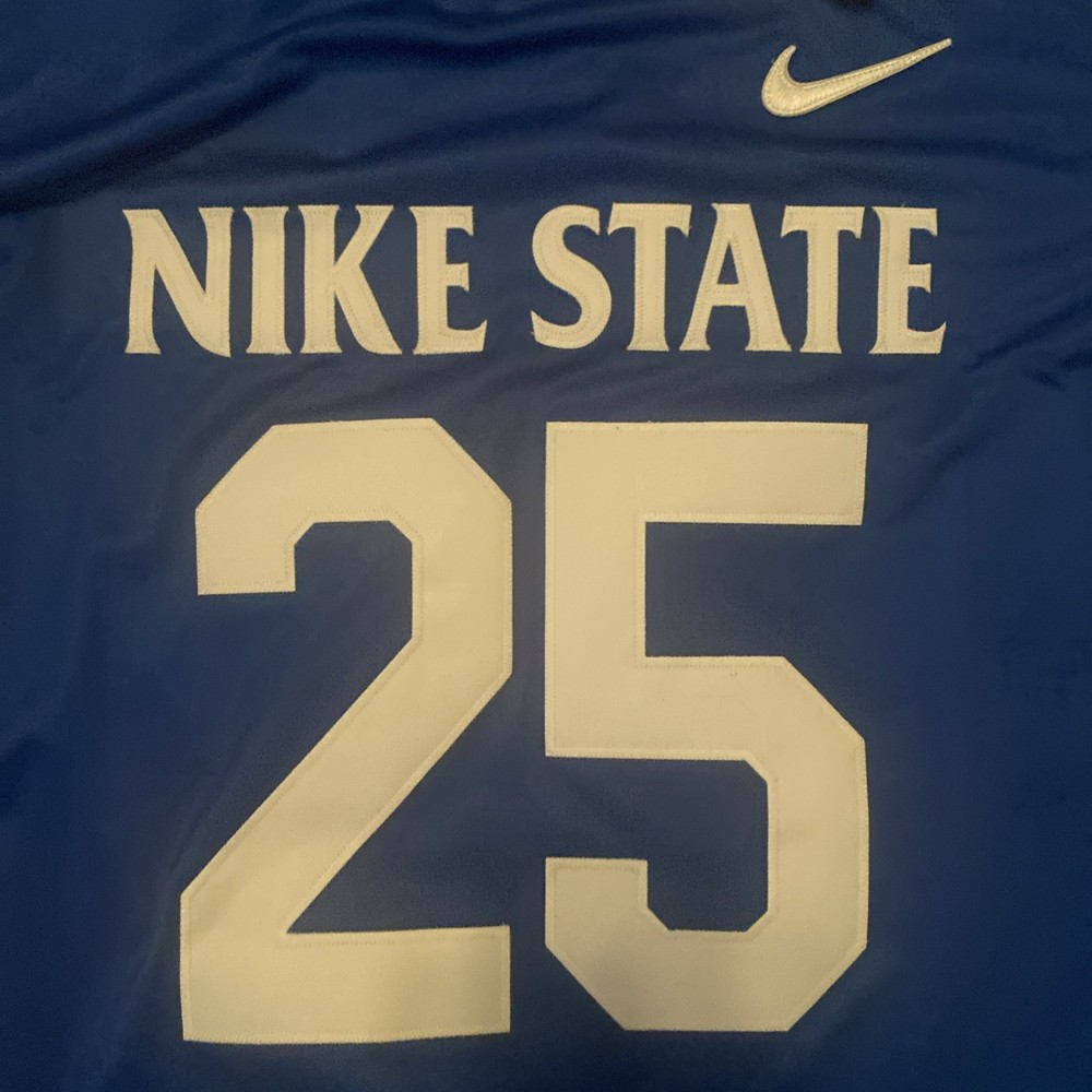 Nike State Mens Large Blue Jersey 25
