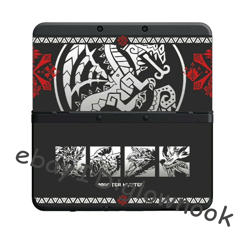 Monster Hunter Dragon & Monsters Pattern Replacement Housing Shell for New 3DS