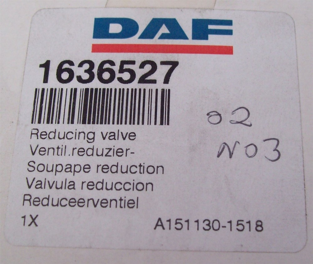Fits DAF LF Modulator Reducing Valve 1636527