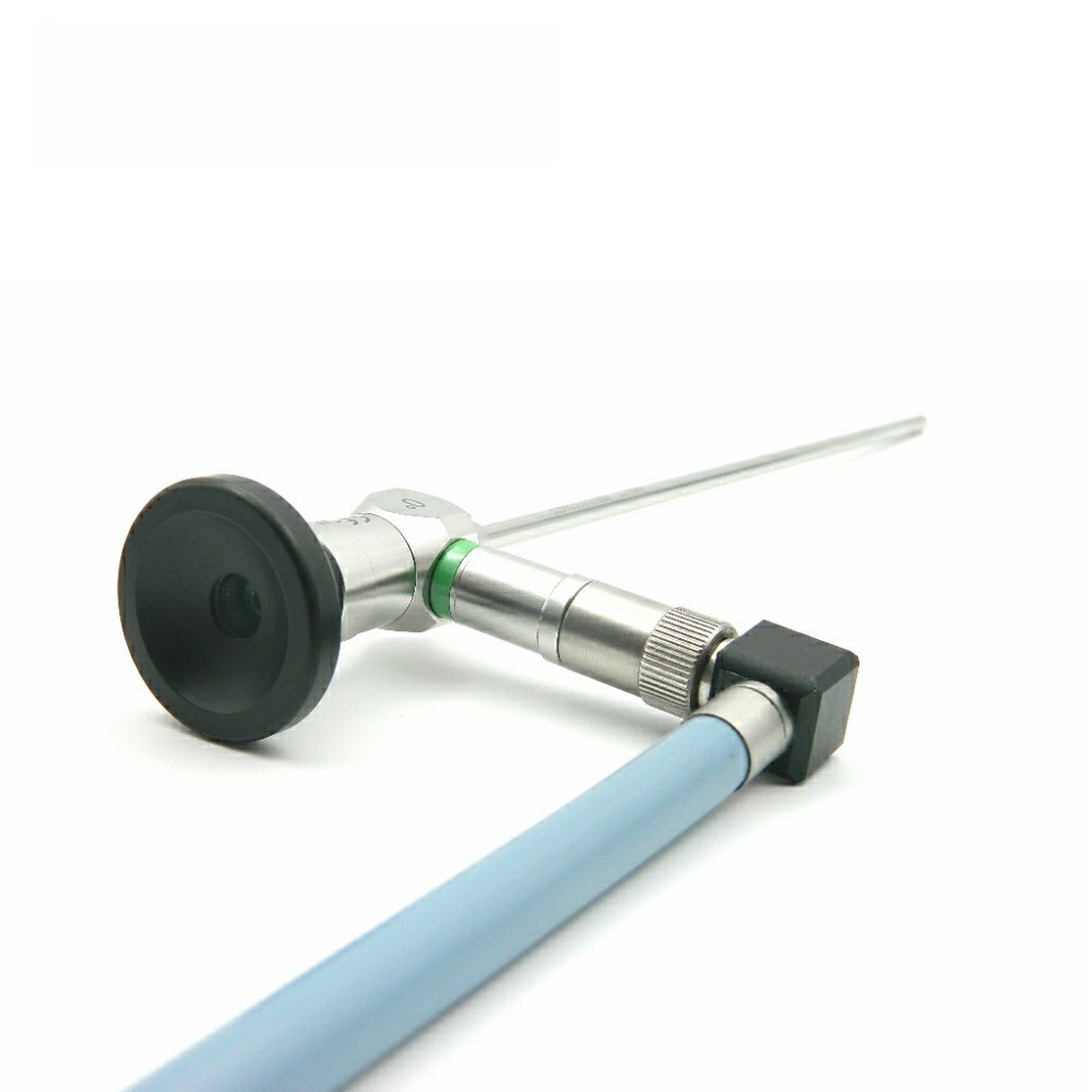 Medical Right Laparoscopic Angle Adapter Endoscope Light Source Optical Fiber