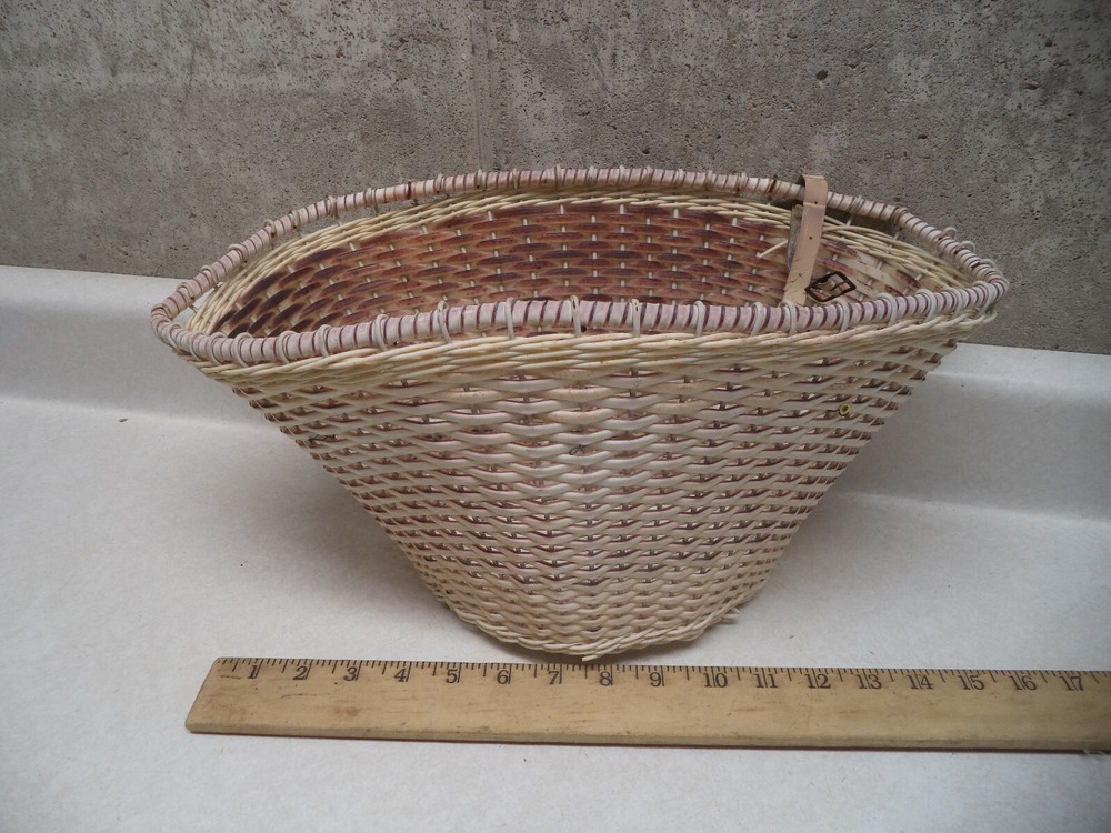 Sears Spyder 500 Front Handlebar Basket Woven Plastic Original