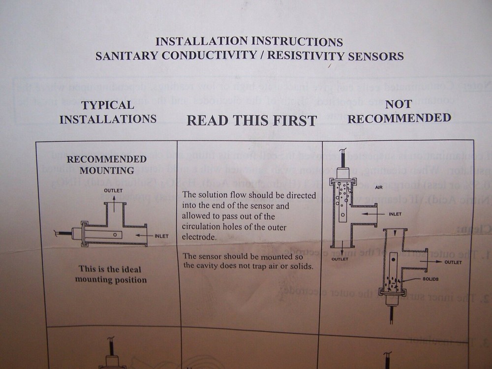 NEW THORNTON CONDUCTIVITY SENSOR MODEL 243-227