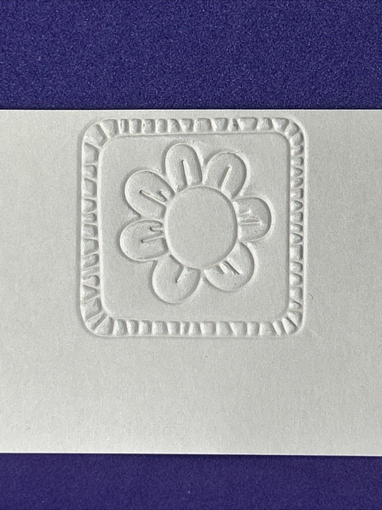 Framed Sunflower Embossing Folder Cuttlebug Provo Craft Card Making Scrapbooking