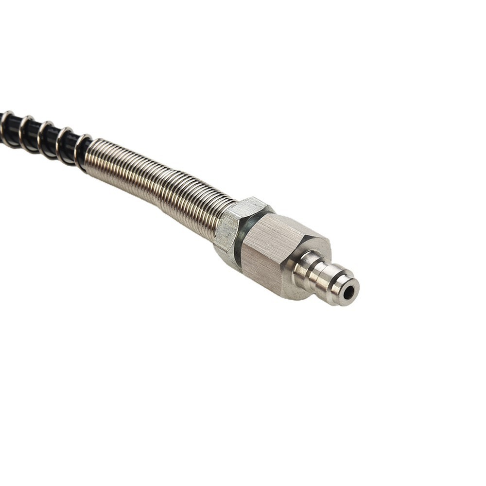 Hose with External Thread Nipple and Quick Release Connection at 36 In