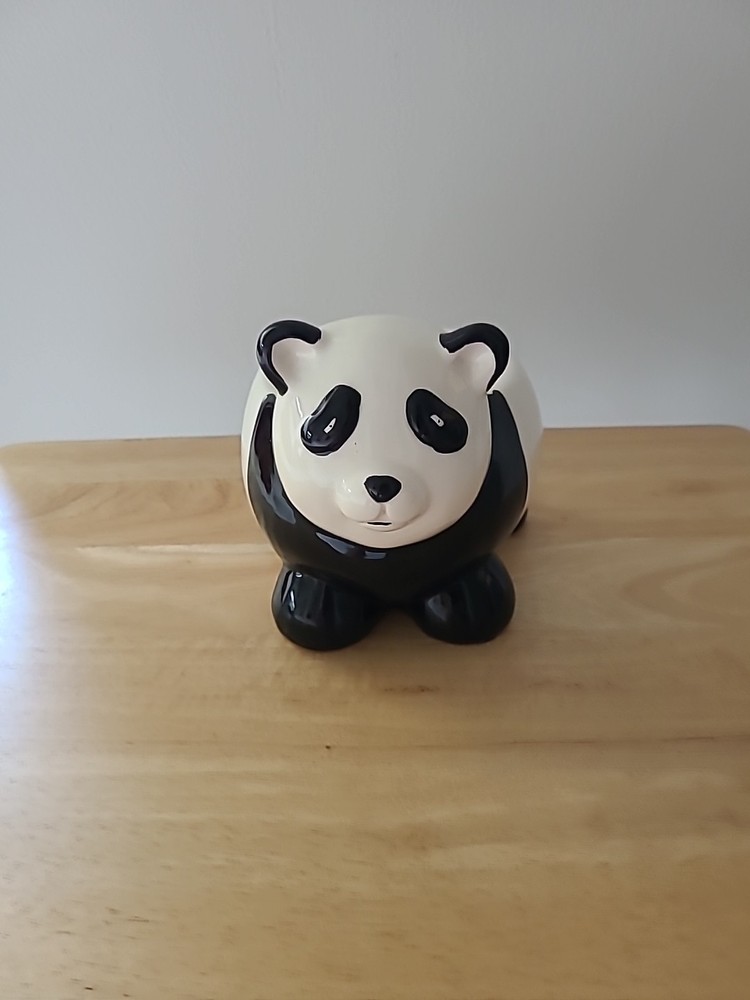 Ceramic Panda Desktop Or Counter Planter