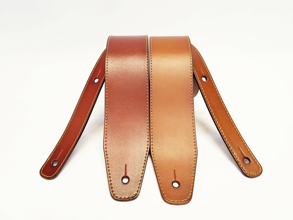 Genuine leather Guitar strap 2.5” wide.