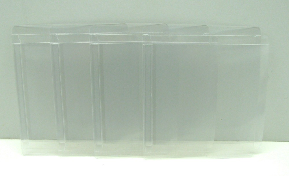50x MUSIC CD CARDBOARD CD CASE - CLEAR PLASTIC PROTECTIVE BOX PROTECTOR SLEEVE