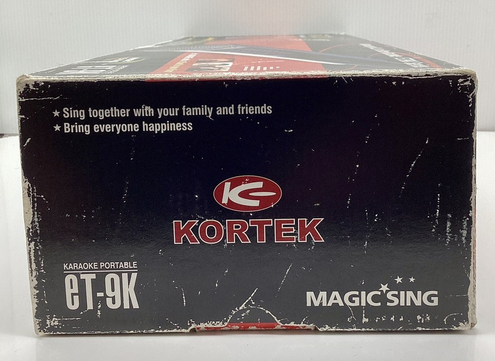 Magic Sing ET9K Microphone With Adapter With Bag And Booklet.