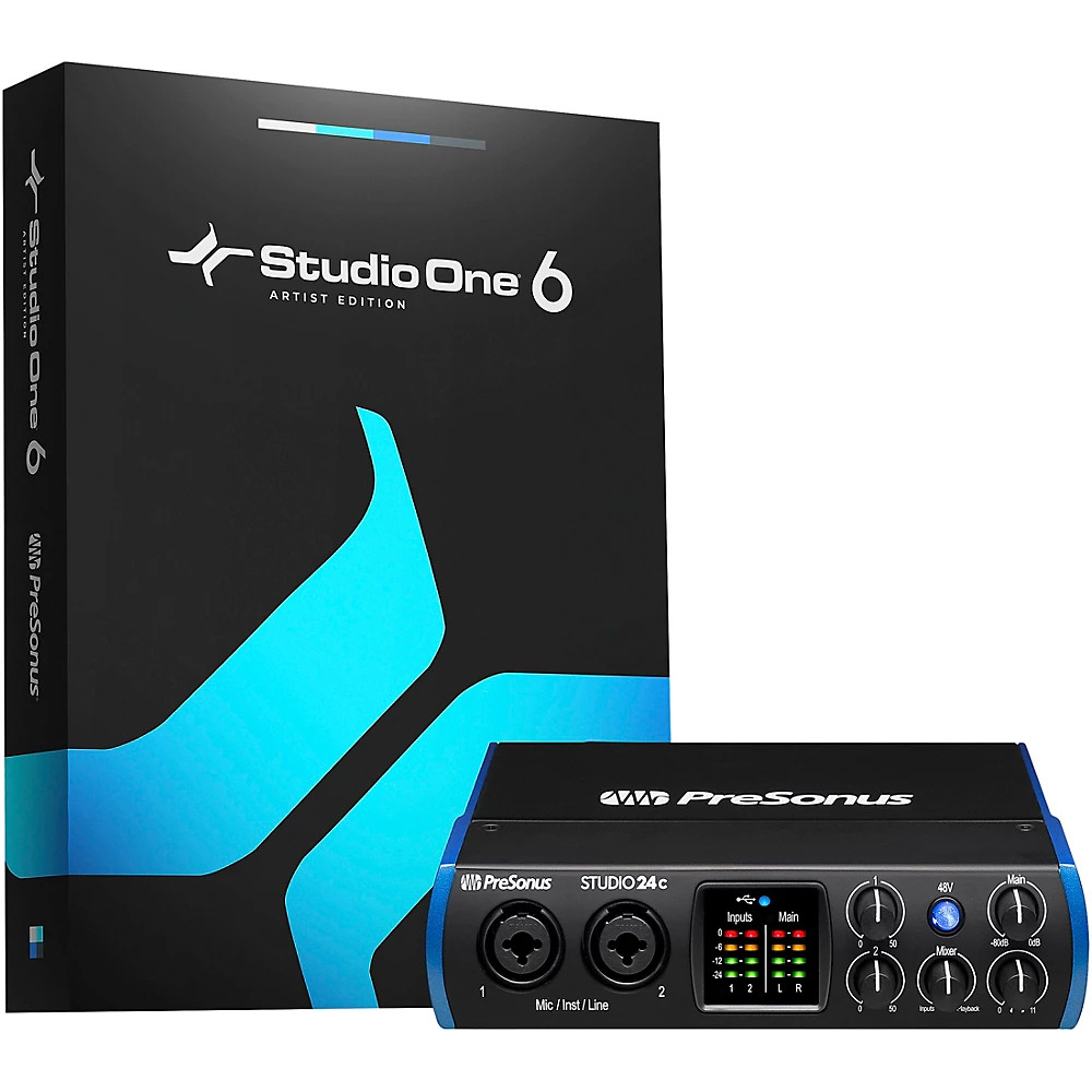 PreSonus STUDIO 24C USB-C 2x2 audio/MIDI interface