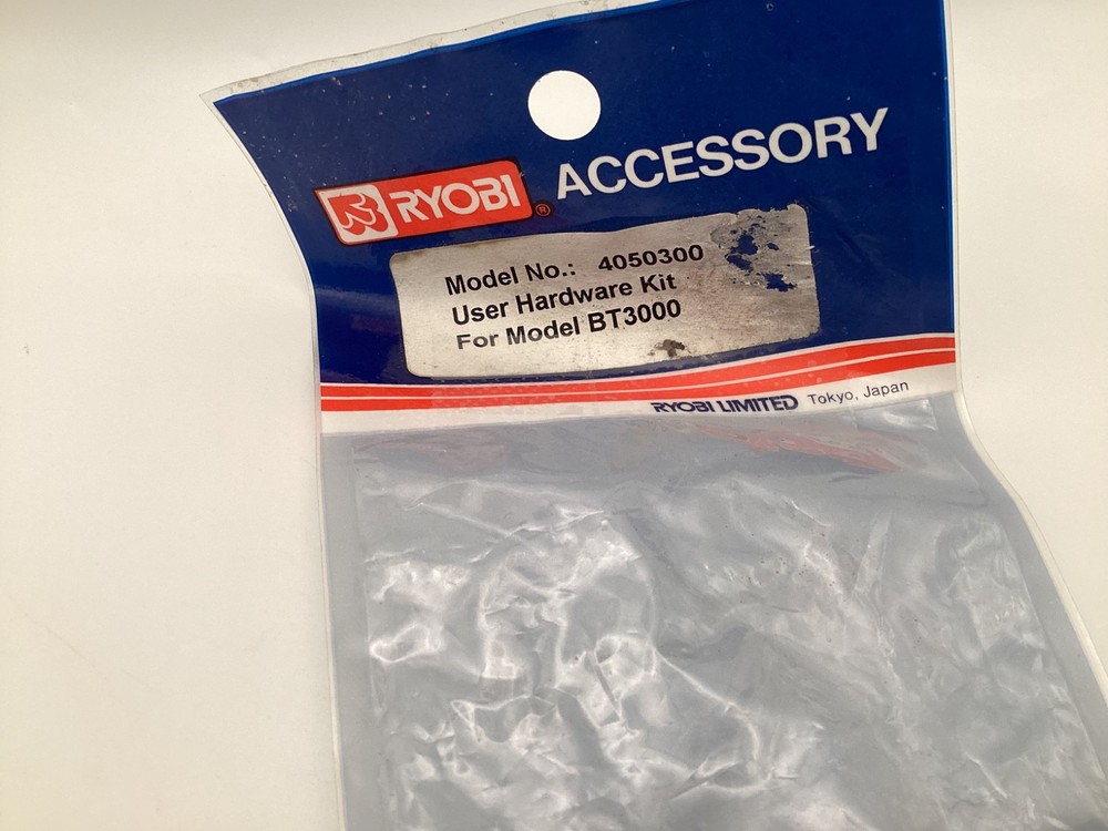 Ryobi Model No 4050300 User Hardware Kit for Model BT3000